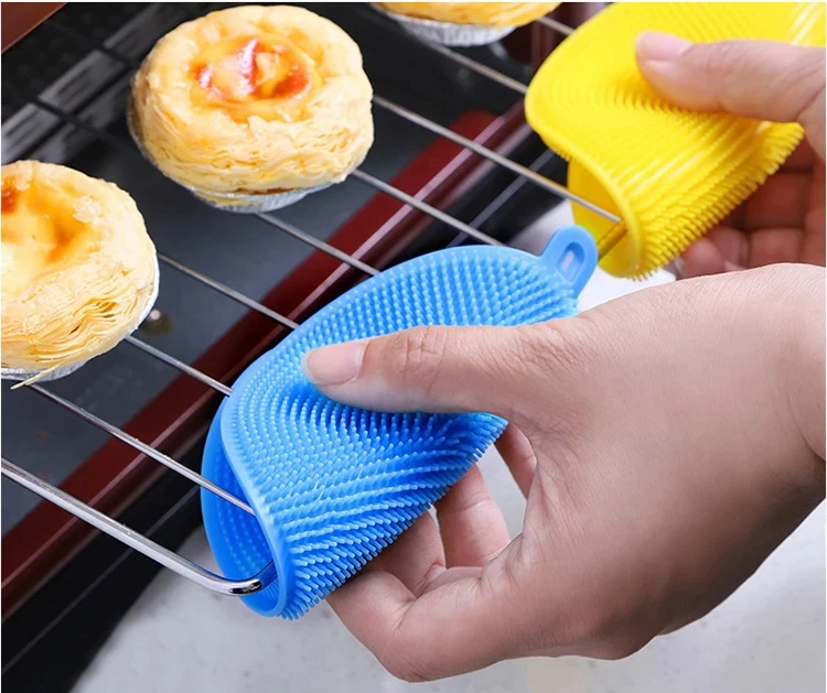 Multi-function Silicone Bath Brush Soft Shampoo Brush for Baby Massage Bath Brush Pet Body Scrub