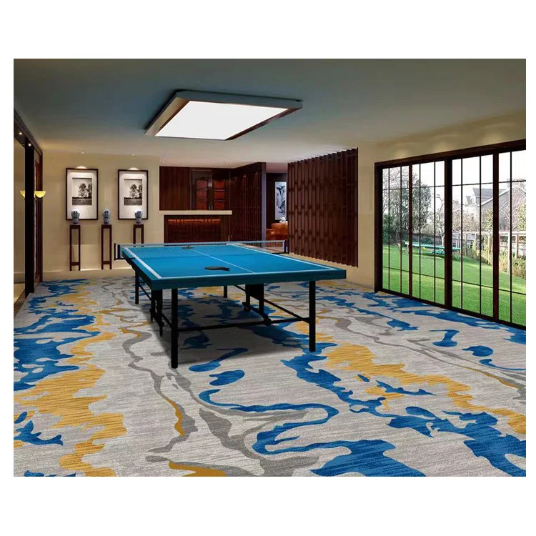 Xnuoao Custom fire resistant 1000g hotel corridor lobby cinema home bedroom wall-to-wall carpets floor carpet for banquet hall