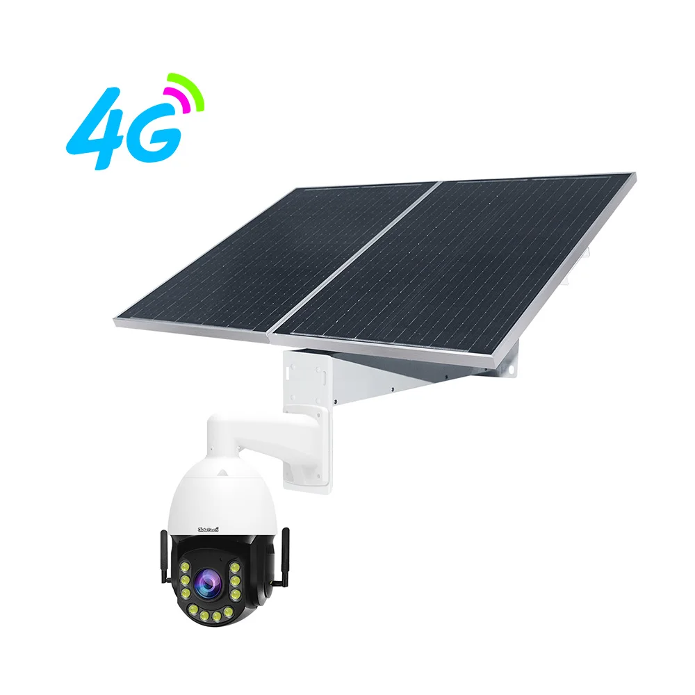 JideTech 2MP 36X оптический зум на солнечной энергии, 4G США версия PTZ-камера с перезаряжаемыми литиевыми батареями 120W60AH