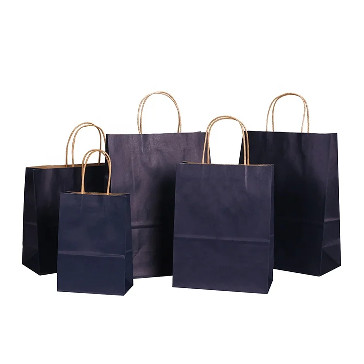 Wholesale Customized Printing Durable Recyclable Kraft PaPer Gift Bag For Packing