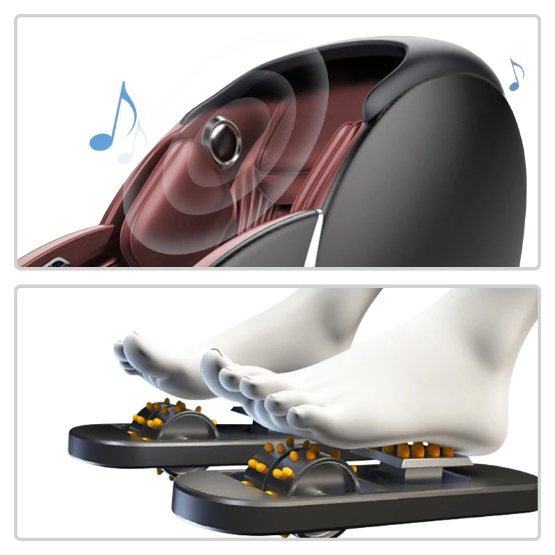 Hot Sale Modern Deluxe Zero Gravity Massage Chair 3D SL Rodillo Masaje Ergonomic Comfort Full Body Massager Chair