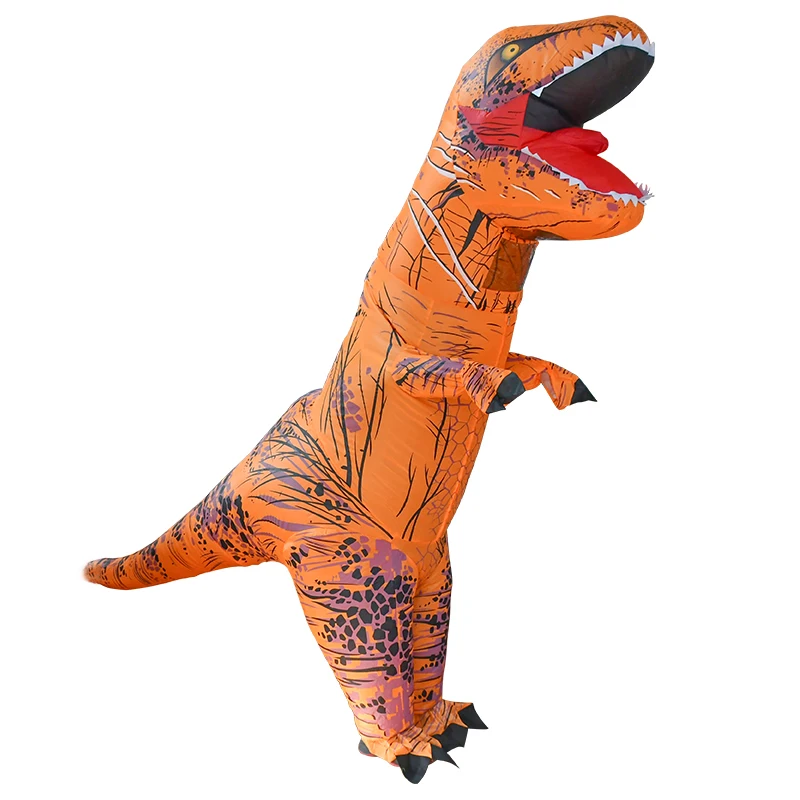 HUAYU батарейный блок на Хэллоуин надувной костюм динозавра дракона T-Rex для взрослых
