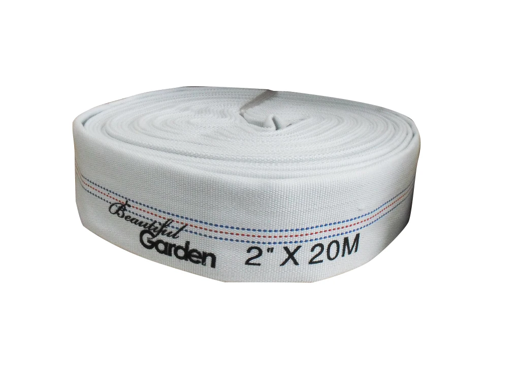 2 дюйма 30 м 200-400 PSI белые Пожарные шланги холст трубы для Сельскохозяйственных Оросительных Труб