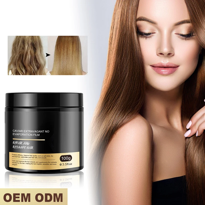 Private Label Natural Caviar Hair Repair Masks Organic Hair Mask Treatment