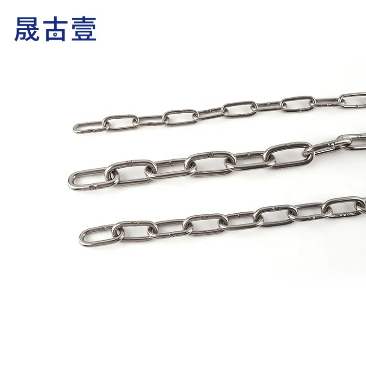 High quality stainless steel square personalized chain