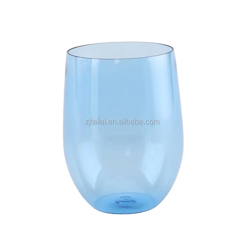 Хит продаж, Винные Бокалы из тритана без стеблей, набор хрустальных пластиковых бокалов для вина, пластиковые бокалы, винтажные Роскошные бокалы для вина в Австралии и США на Рождество