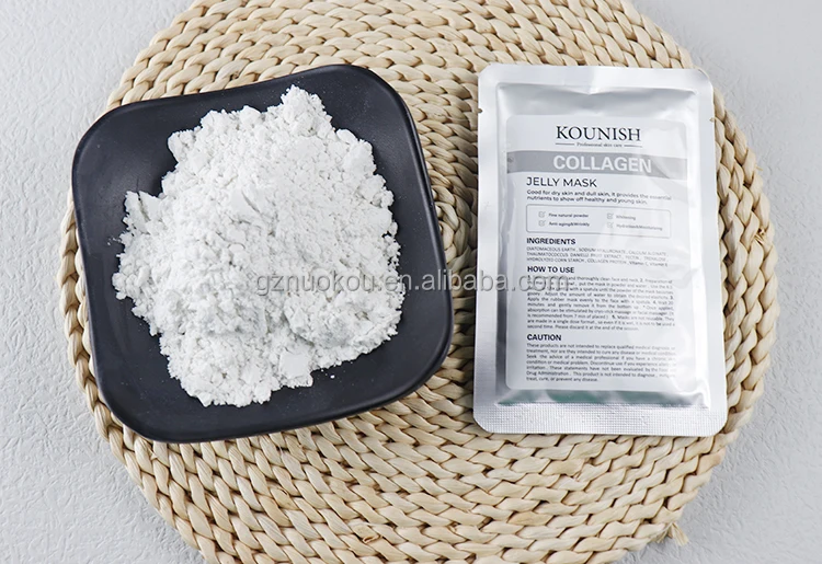 KOUNISH SPA Collagen Skincare Natural Soft Hydro Jelly Mask Powder Peel Off Whitening Rubber Facial Masks
