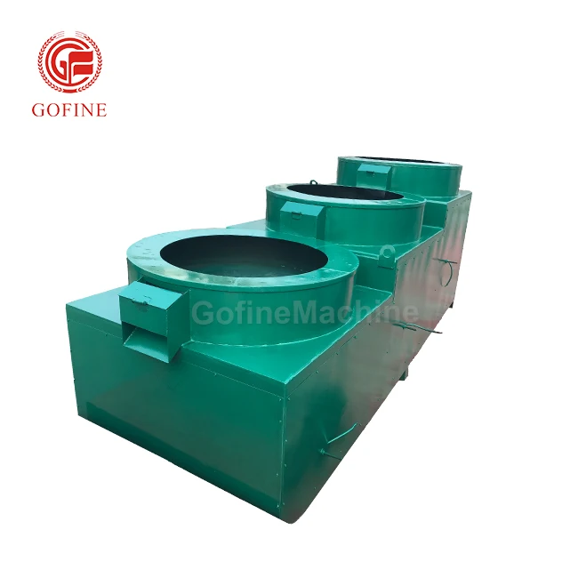Gofine 1.5m round polishing machine, organic fertilizer particle shaping equipment, finished particle polishing machine