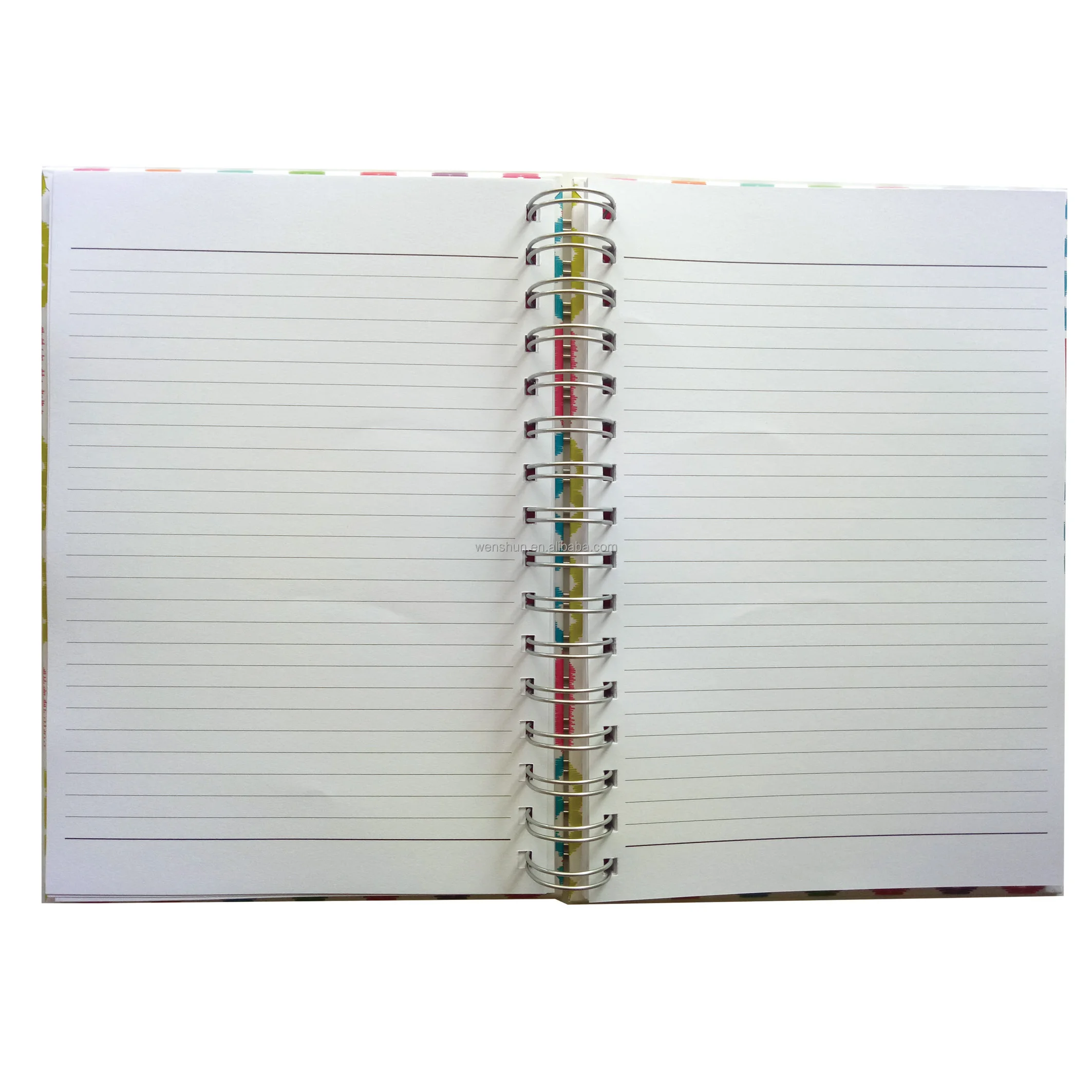 Factory Customized Delicate High Quality Pink Customizable Interior Page Format Spiral Notebook