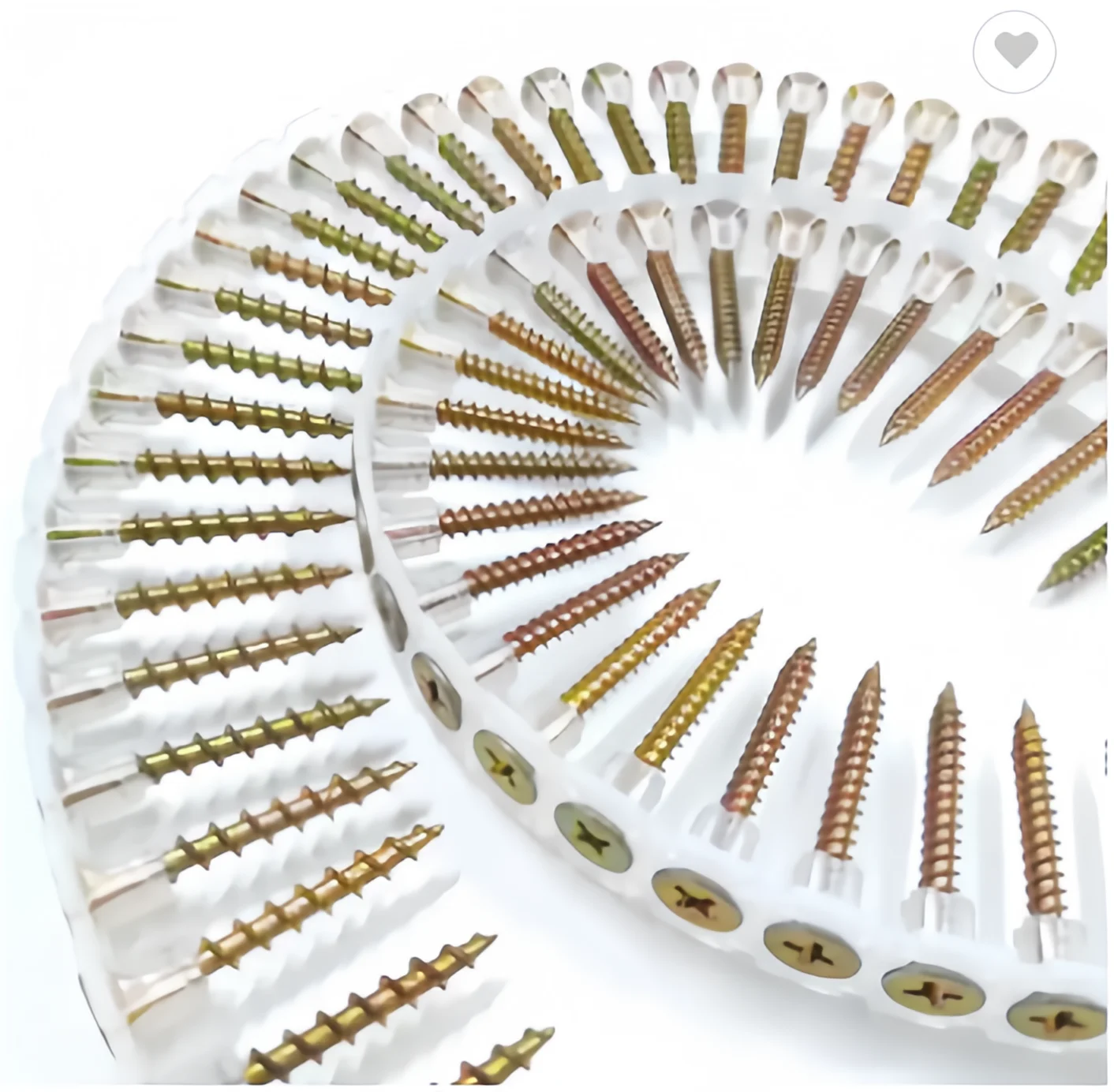 Drywall plastic strip nails 3.0x35mm zinc plated or Ruspert collated strip screws for drywall board