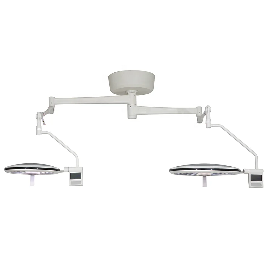 IN-P700 медицинский потолочный светильник с двойной головкой светодиодная бестеневая Операционная лампа