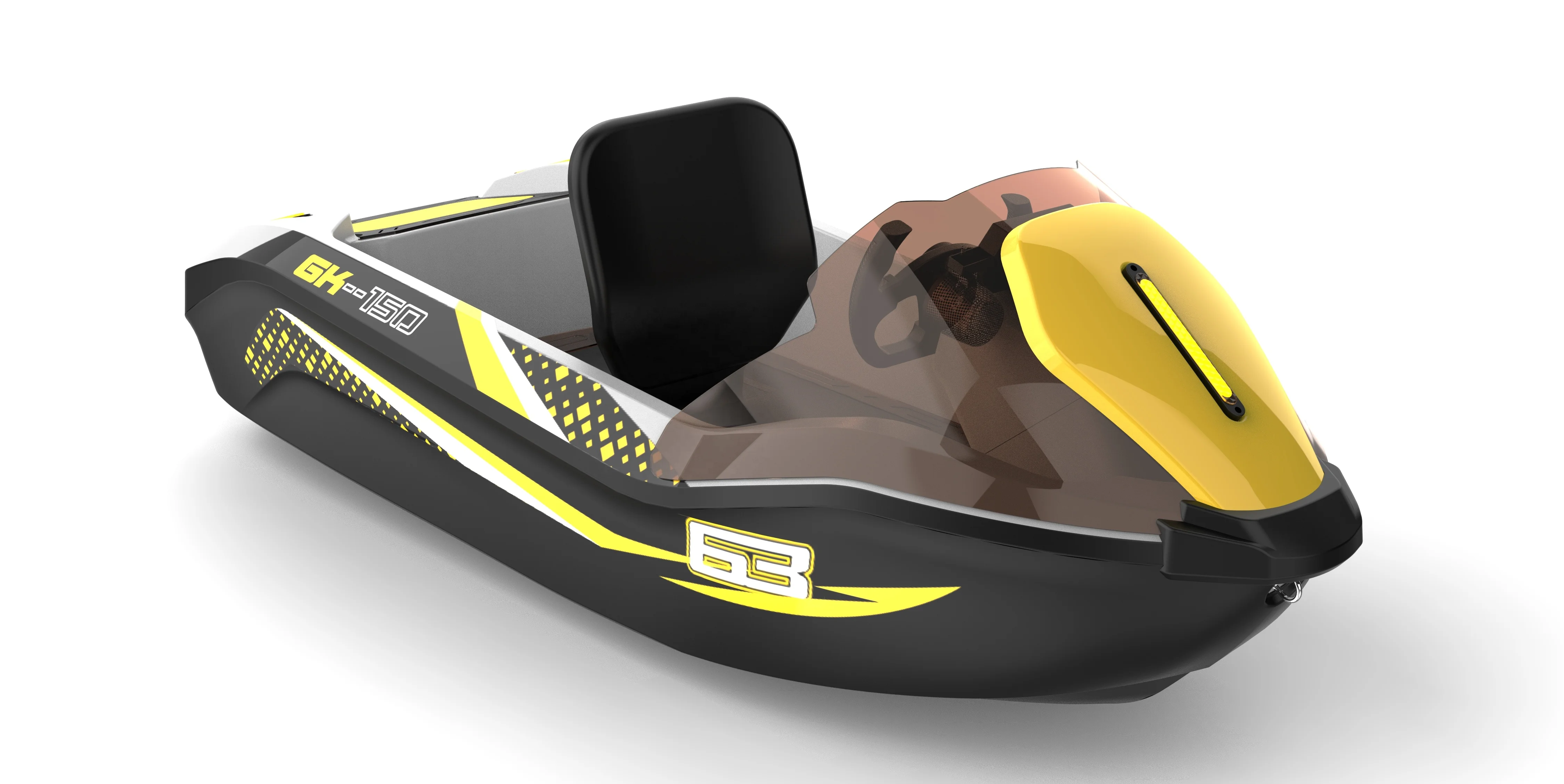 Personal Compact Watercraft Lake Boat Mini Electric Catamaran Skiff