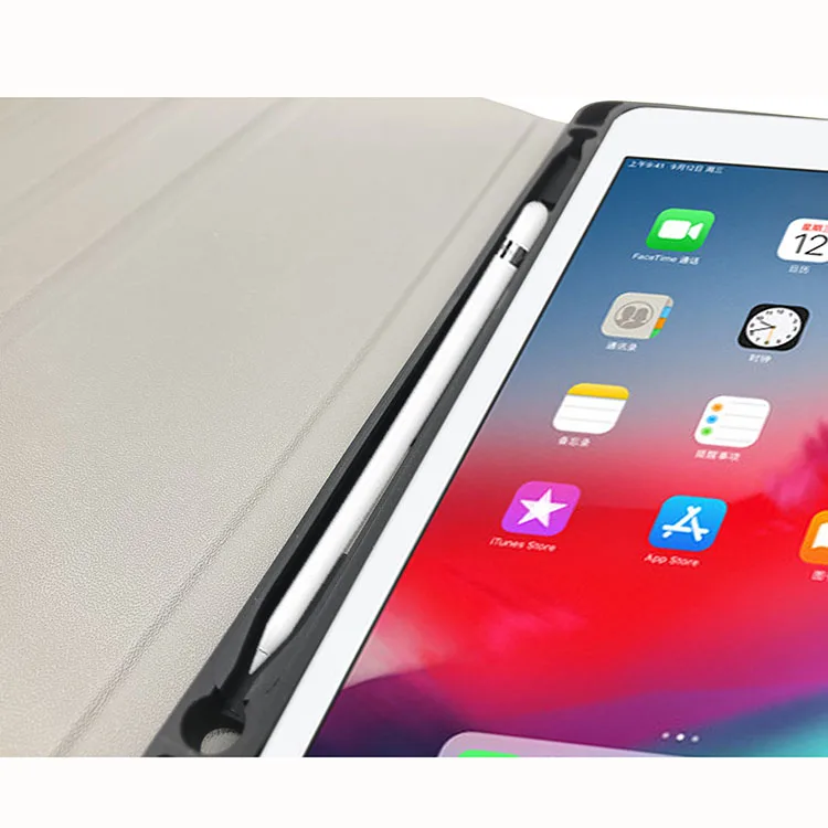 Most Popular Good Quality BT Keyboard for iPad pro10.5 10.2 Wireless Keyboard Leather Case
