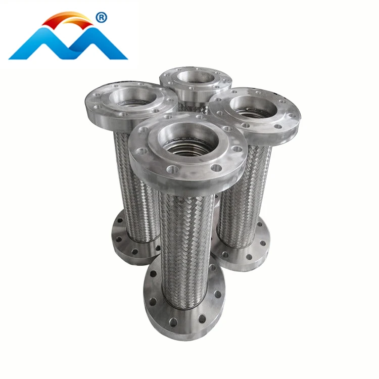Stainless Steel Wire Braided Corrugated Flexible Metal Hose Pipes Quick Convoluted Metal Hose for Heated Exchanger