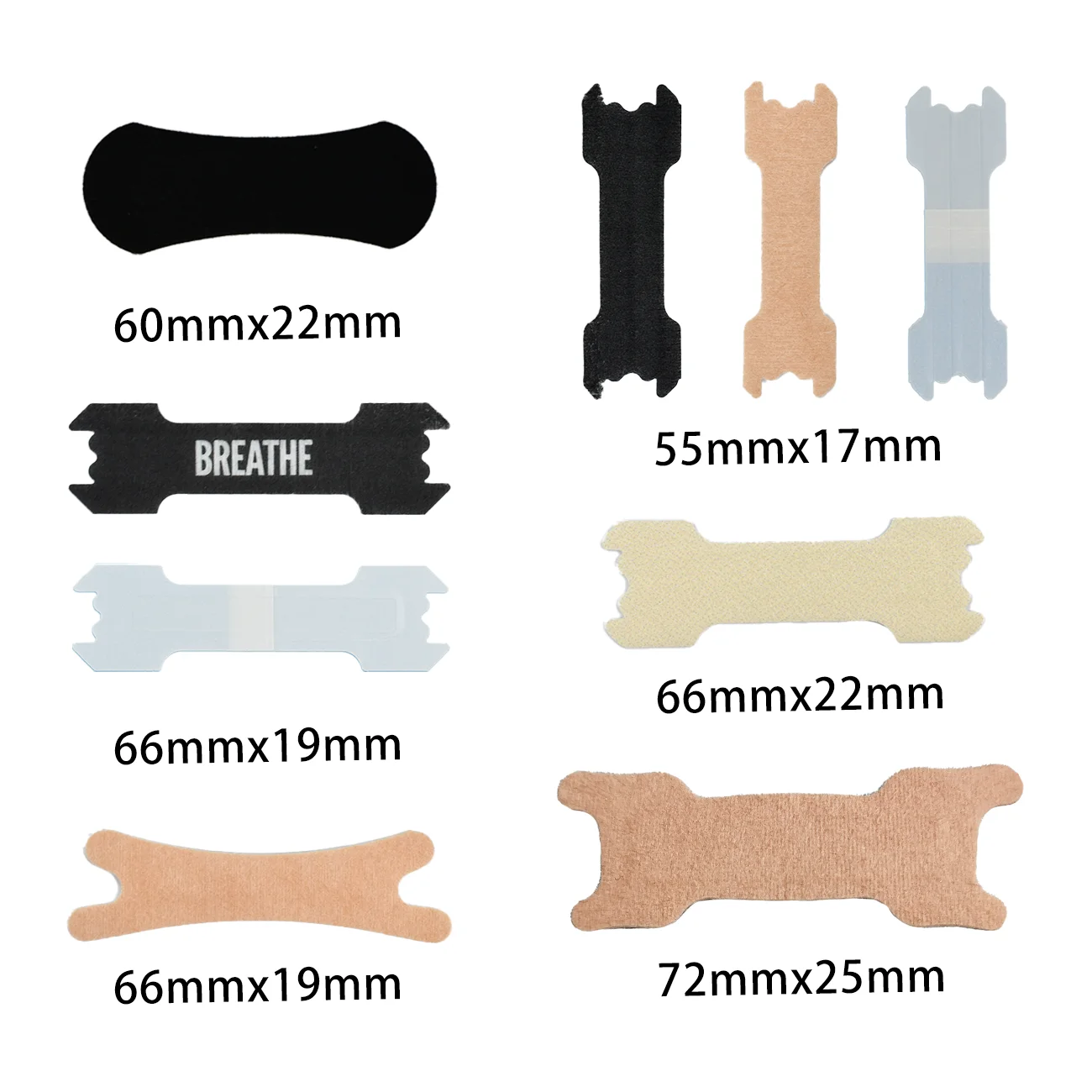 Anthrive 30pcs Tin Box Pack Custom Breathable Black Sleep Tape Mouth Sleep Strips Mouth Tape For Sleeping Nasal Breathing