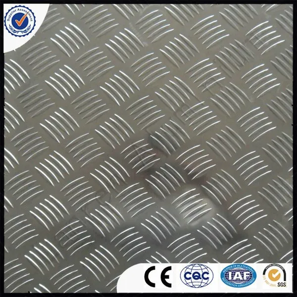 Aluminium Five Bar Tread Plate - Cut To Size