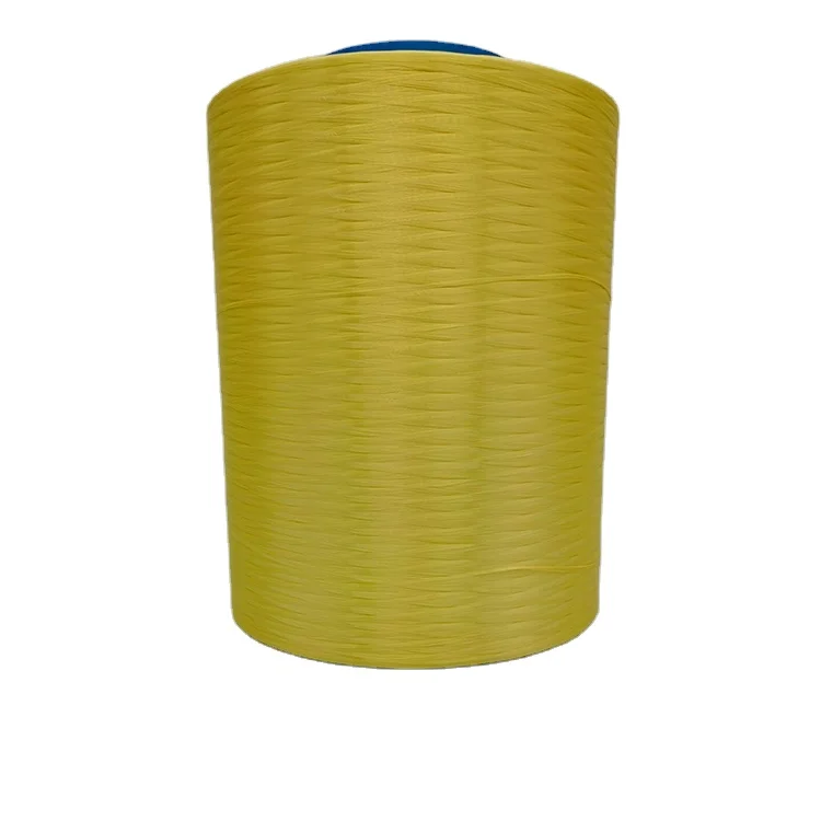 High tenacity raffia yarn for crochet/para-aramid yarn