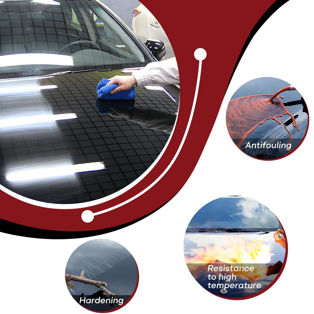 50ml Car Paint Protection Wholesale Anti-scratch Hydrophobic Liquid Nano Ceramic Car Wax Coating 9H for car