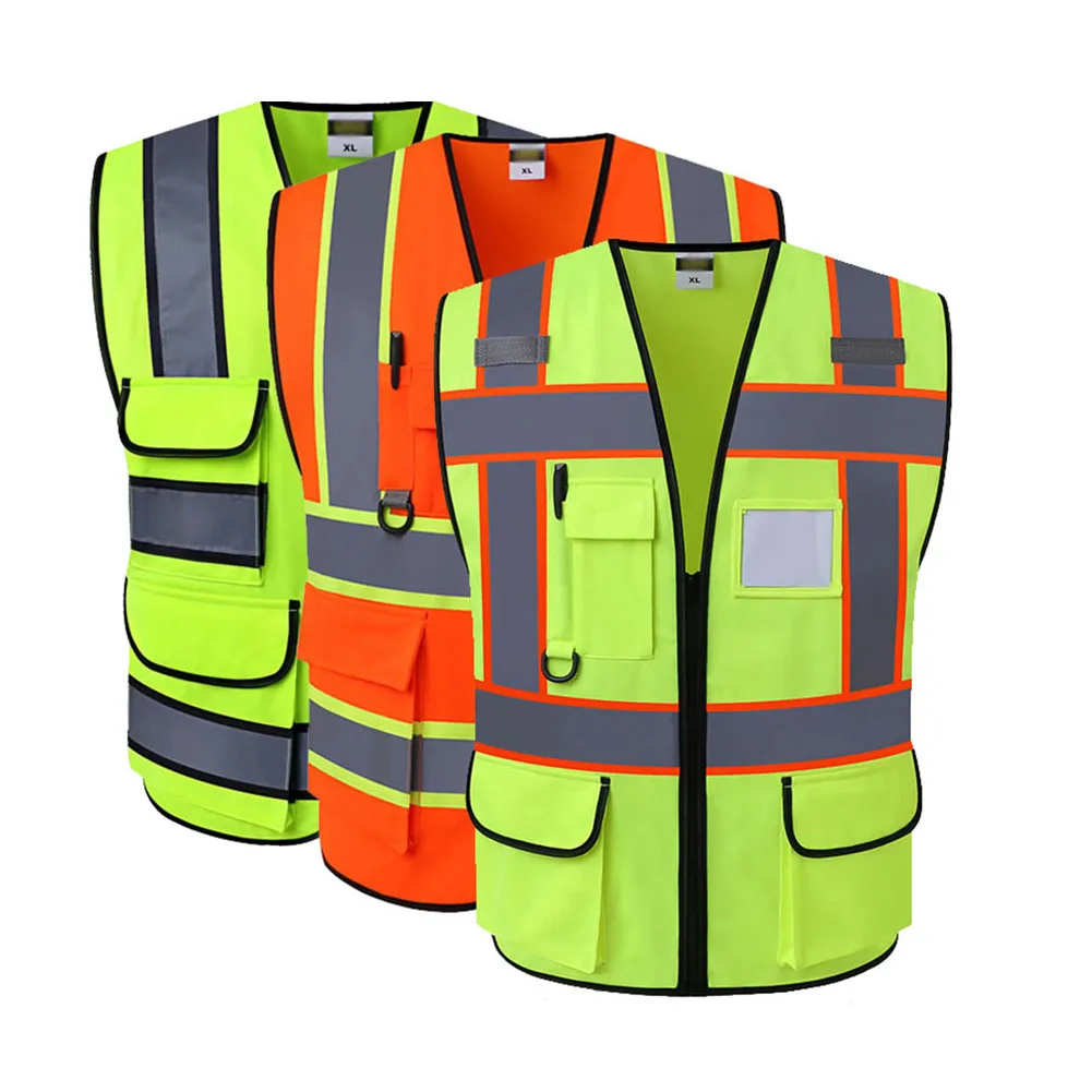 Security Jacket Reflective Shirts Reflective Vest With Led, High Visibility Vest Reflective Safety Clothing Reflective Vest