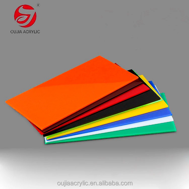 OUJIA Factory Customized Price 8*4ft Color Acrylic Sheet