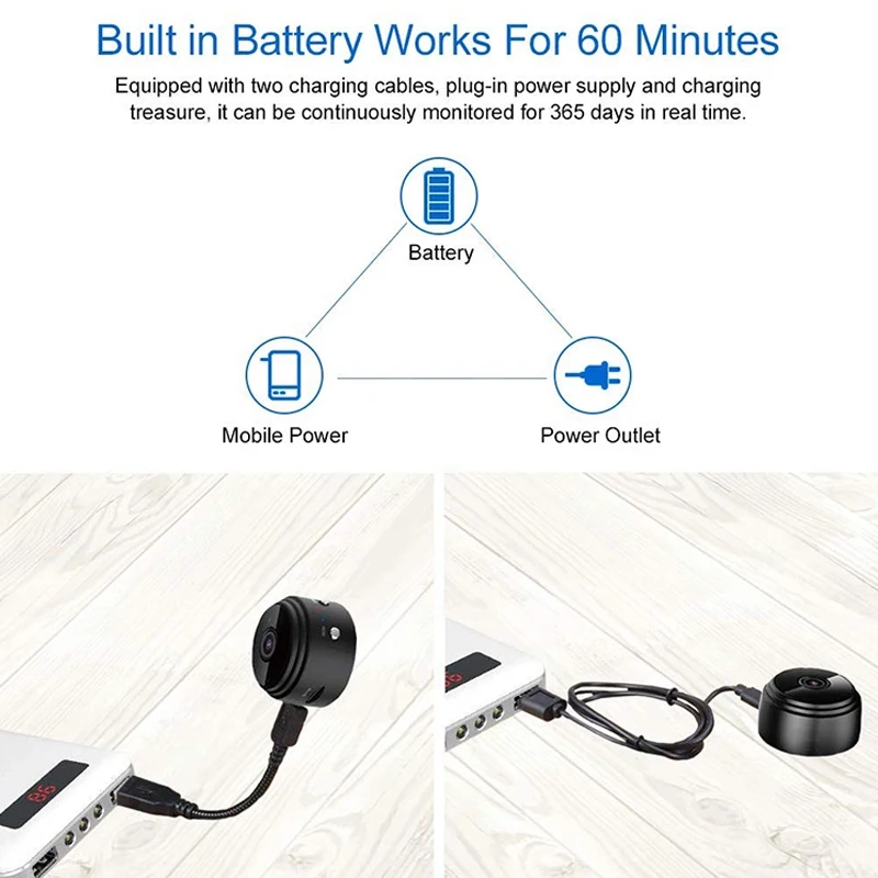 Full HD Mini Security Hidden Camera  Battery Powered A9 Small Camara Camera 1080P Cheap Small Hidden Cameras For Sale