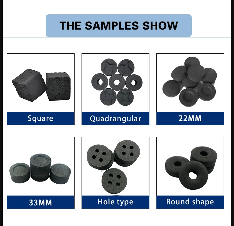 Professional Peat Fluorite Powder Briquette Machine Straw Hay Charcoal Briquette Hydraulic Making Machine