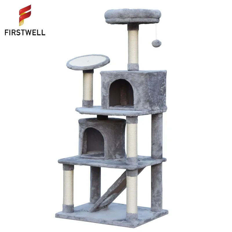 hangzhou Funny modern cat tower furniture for cat wholesale pet shop products