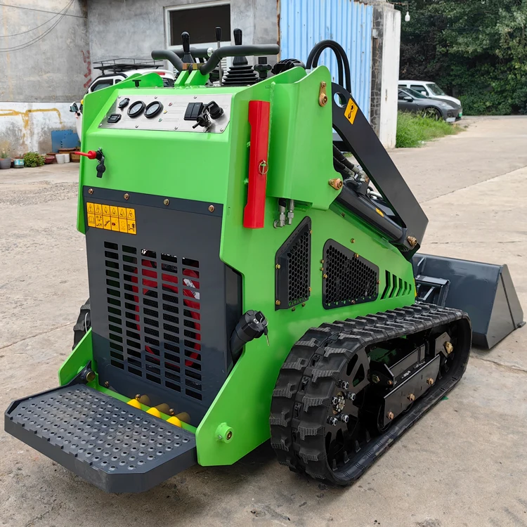 Factory direct sales !!Multifunction !! Mini skid steer  loader mini wheel loader   mini track loader  with attaments for sale