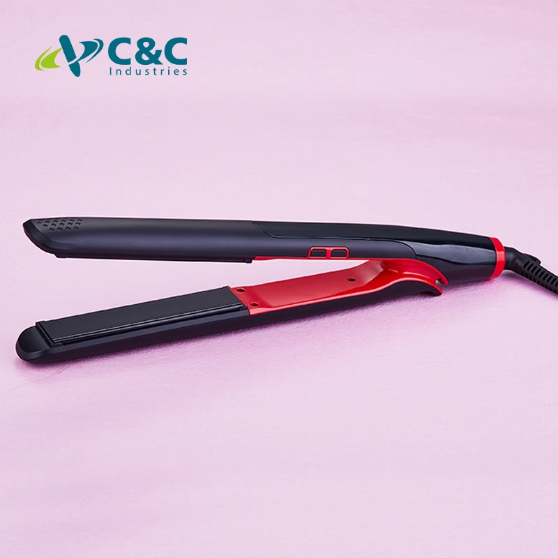 Hair Straightener Curler Curling Hair Irons Nano Titanium Ceramic Flat Iron Temperature Adjustment Electric Straightening Iron