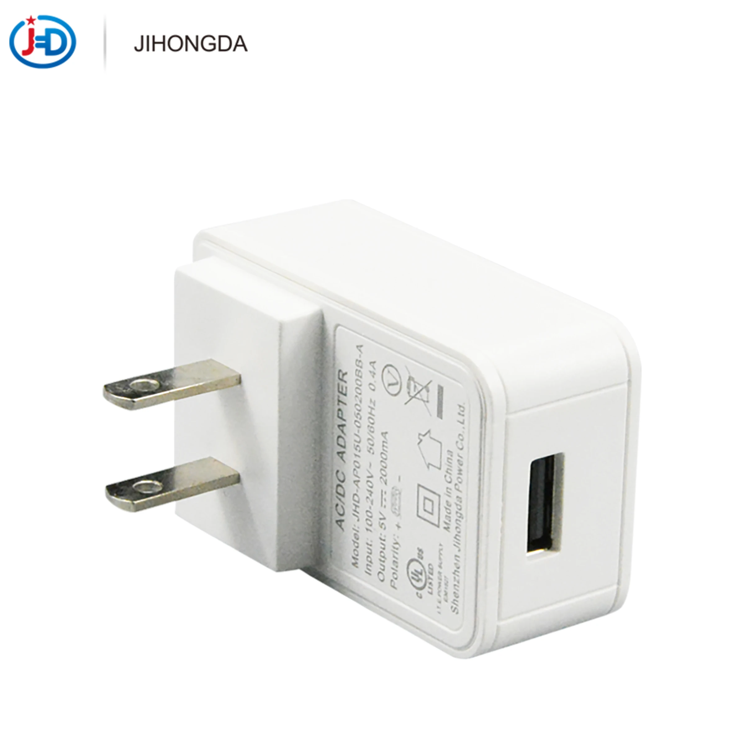 
Low price factory outlet 5v 2a us market high quality with global certification usb adapter for mini fan/mobile phone/camera 