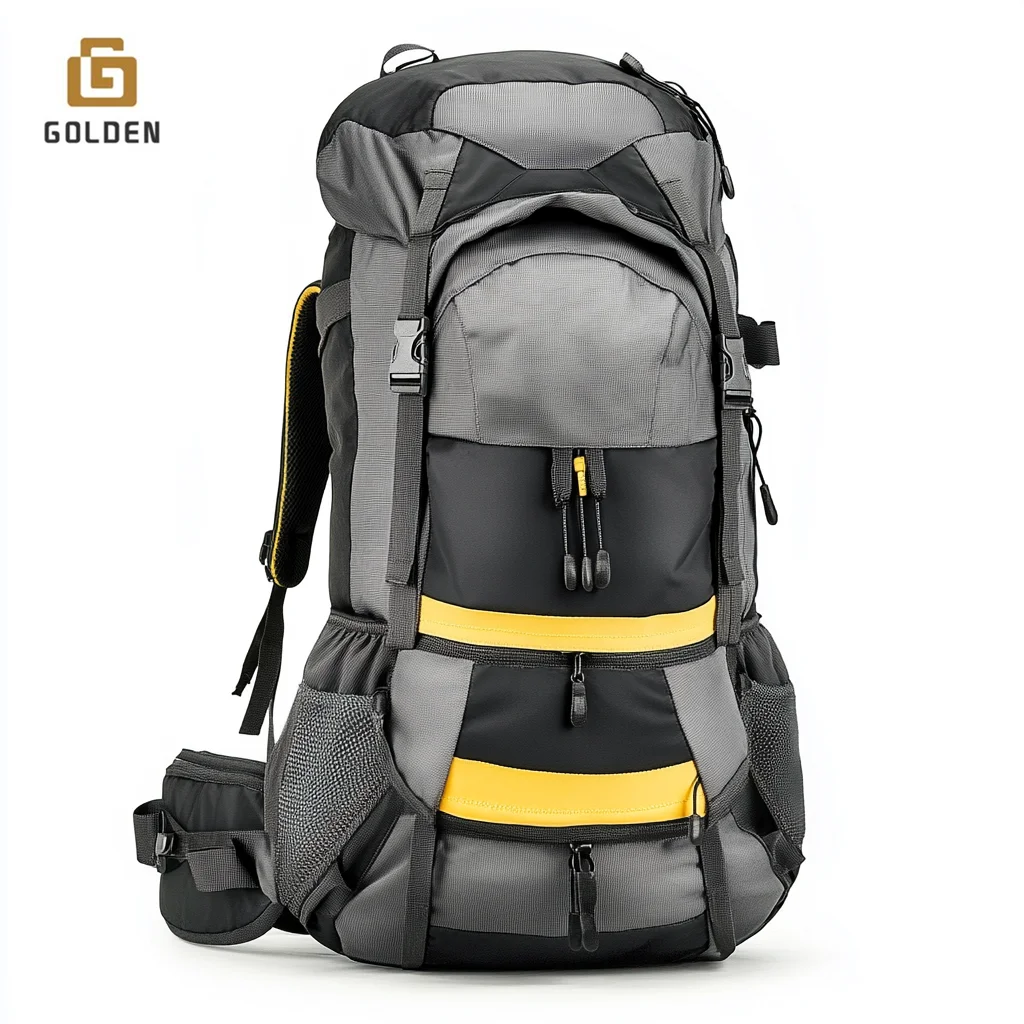 Golden Fashion Backpack Hiking Waterproof Bag Sports Gym Bicycle Cycling Bag Pack Travelling Ransel Outdoor Hiking Backpack