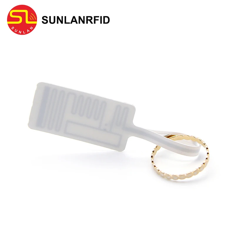 SUNLAN Free Sample Security small size long reading distance Passive jewelry printable label UHF RFID Jewelry Tags  rfid tag