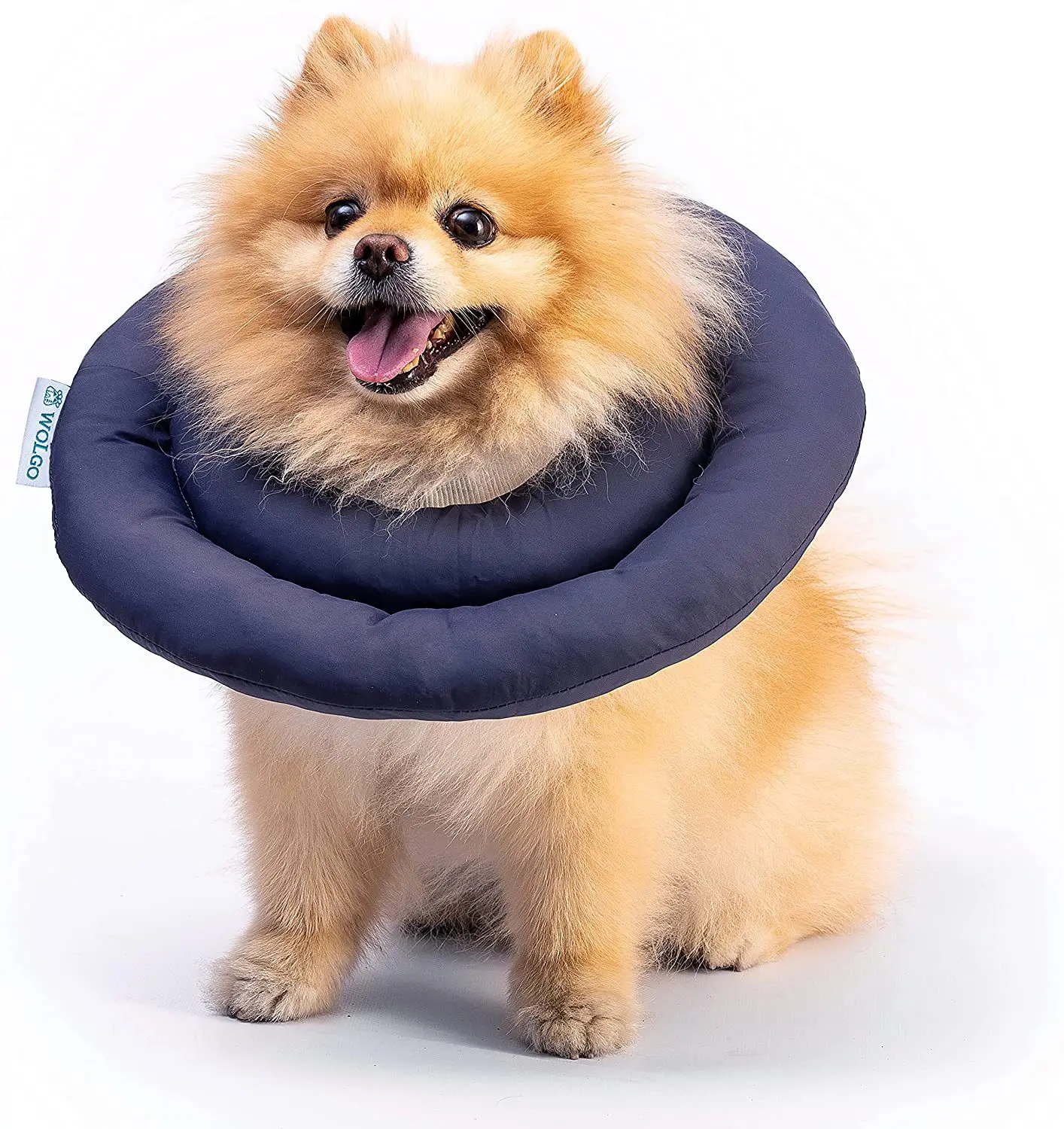 Hot selling Comfortable Cotton Pet Cat Anti Licking Biting Protective Neck Cone Dog Cat Elizabethan Collar