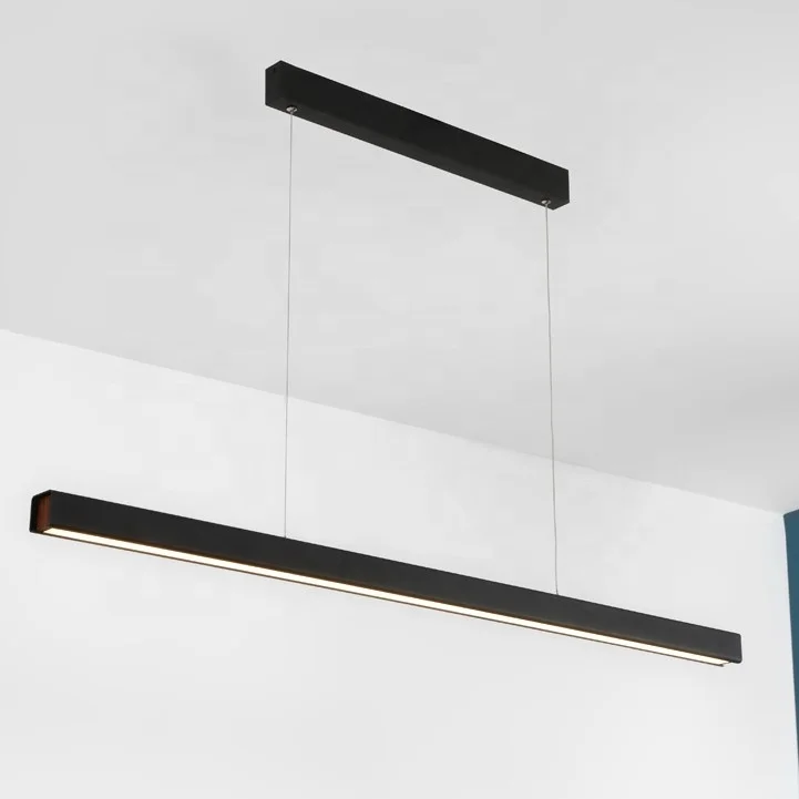 59 Inch Aluminum Linear Tri-proof Lighting Fixture Slim Decorative Linear LED Office Light