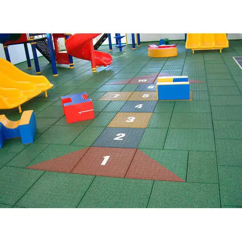 interlocking paver carpet flooring 15mm interlock rubber mat for gym commercial