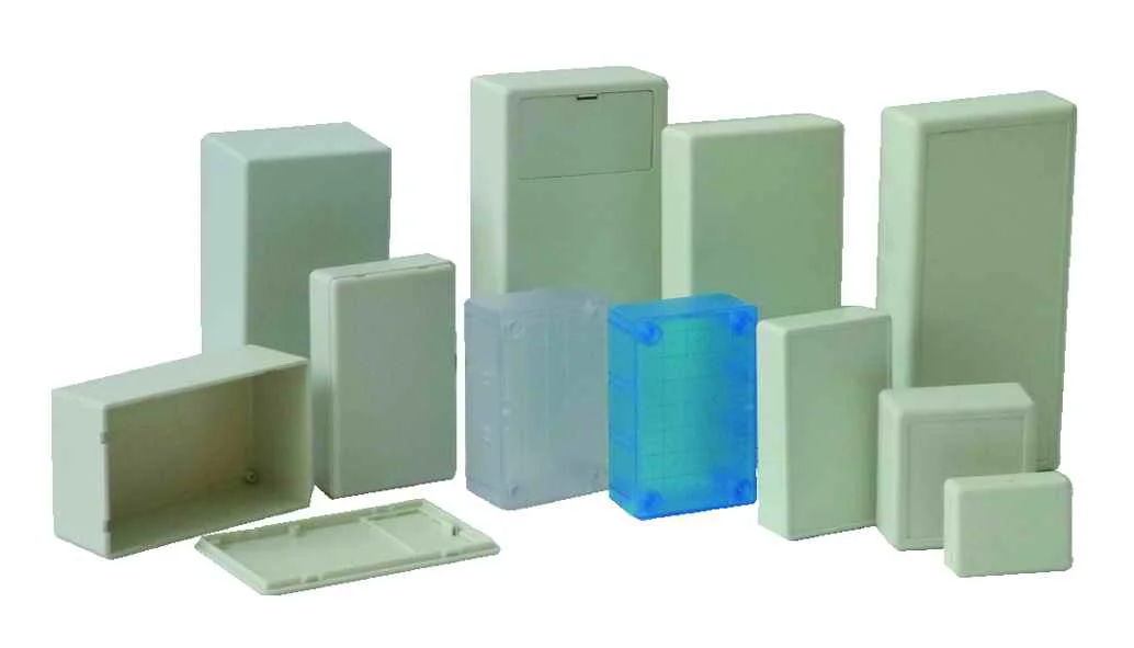 ABS plastic electronic junction box with terminal block