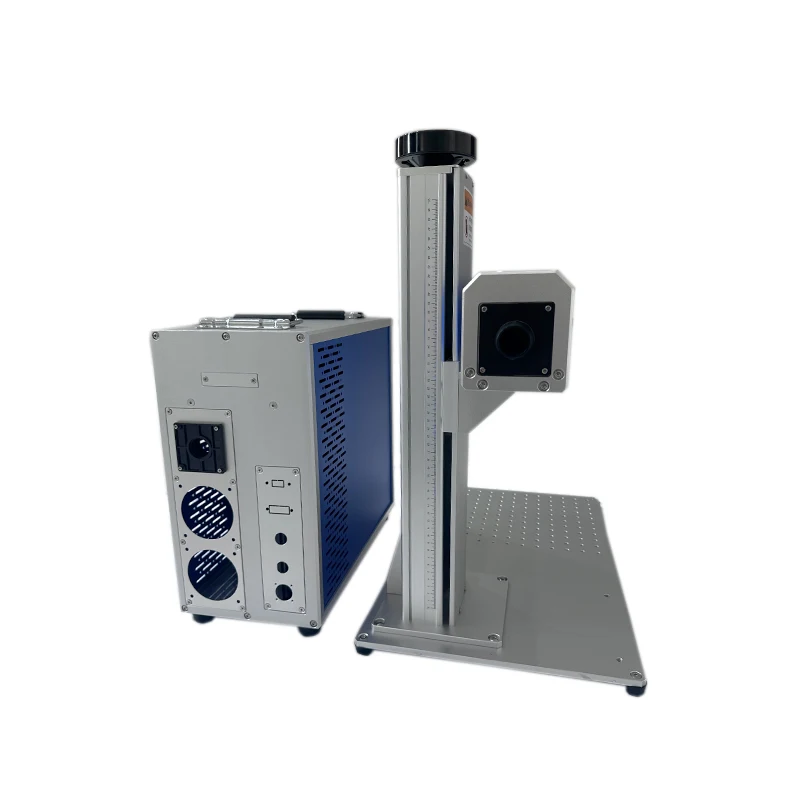 High quality 20w 30w 50w split fiber laser marking machine for engraving electronic parts