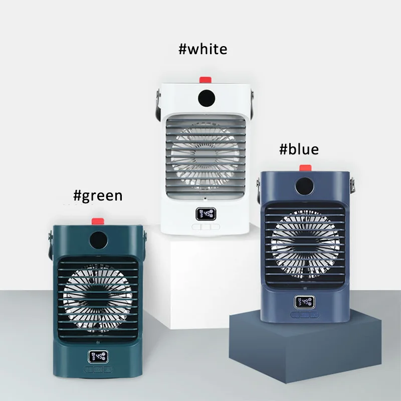 2022 Portable Air conditioner Mini USB Convenient Desktop Cooler Fan Negative Ions Humidifier Air Cooling Fan