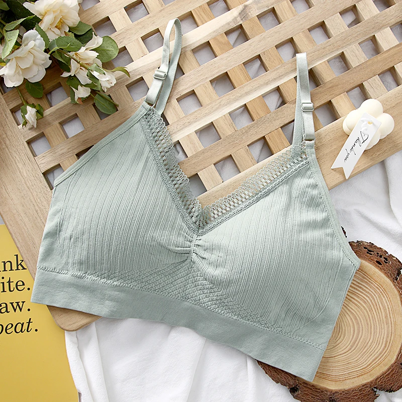 Женский кружевной топ с V-образным вырезом из голого спандекса с латексной подкладкой, Шелковый спортивный укороченный топ в полоску для фитнеса и спортзала