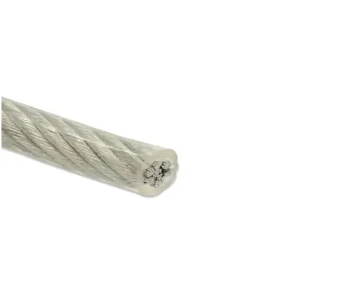 SS 304 Non-magnetic 7x7 1x19 2.5mm 3.0mm PVC  Nylon Coated Stainless Steel Wire Rope