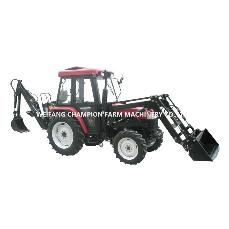 4wd  4x4 40hp 50hp 60hp agricultural compact mini farm tractor with front end loader tz-3 tz-4 tz-6 and backhoe loader for sale