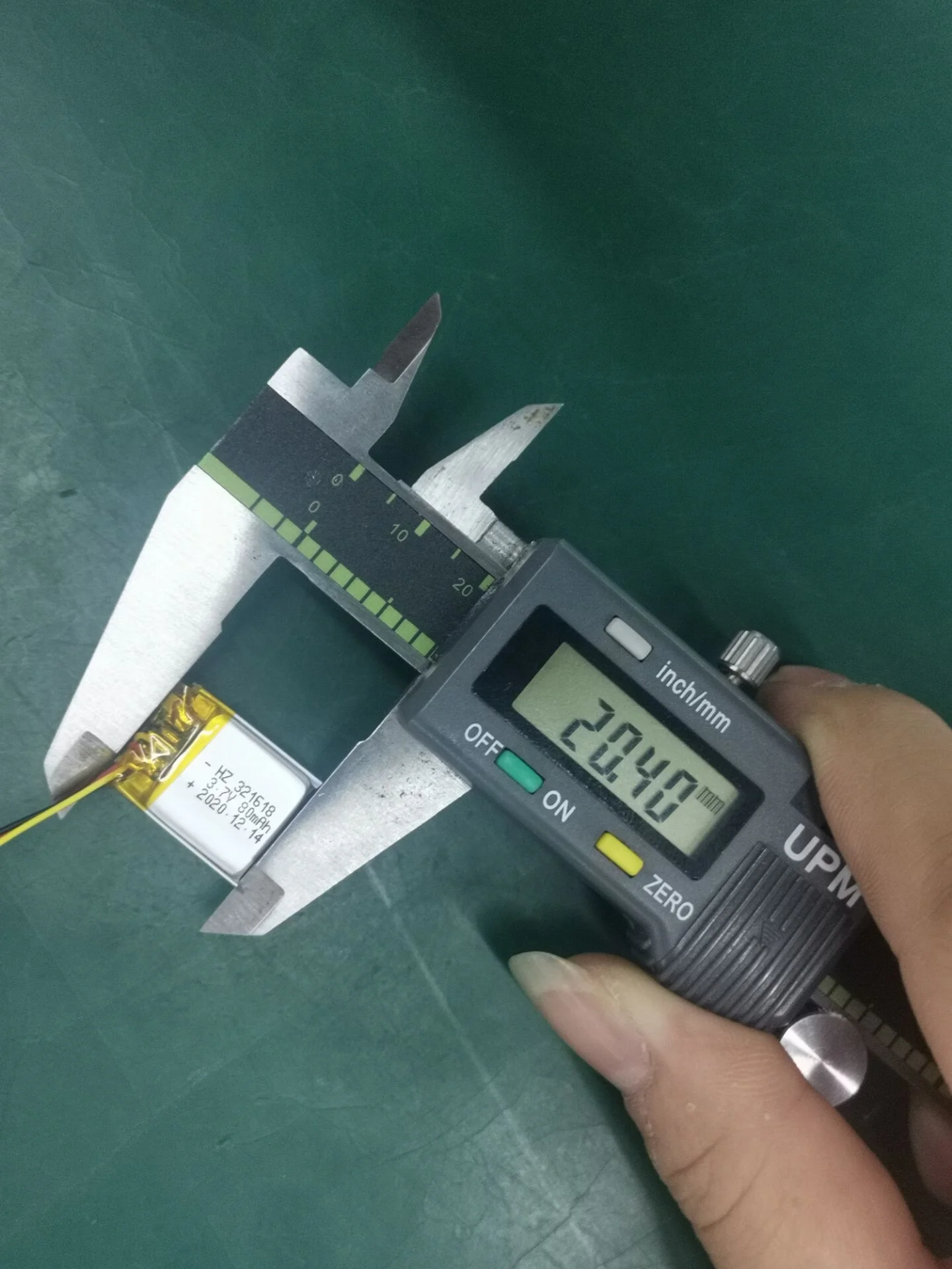 KC IEC62133 high quality 321618 small lipo battery 3.7v 75mAh 80mah smart watch battery with UN38.3