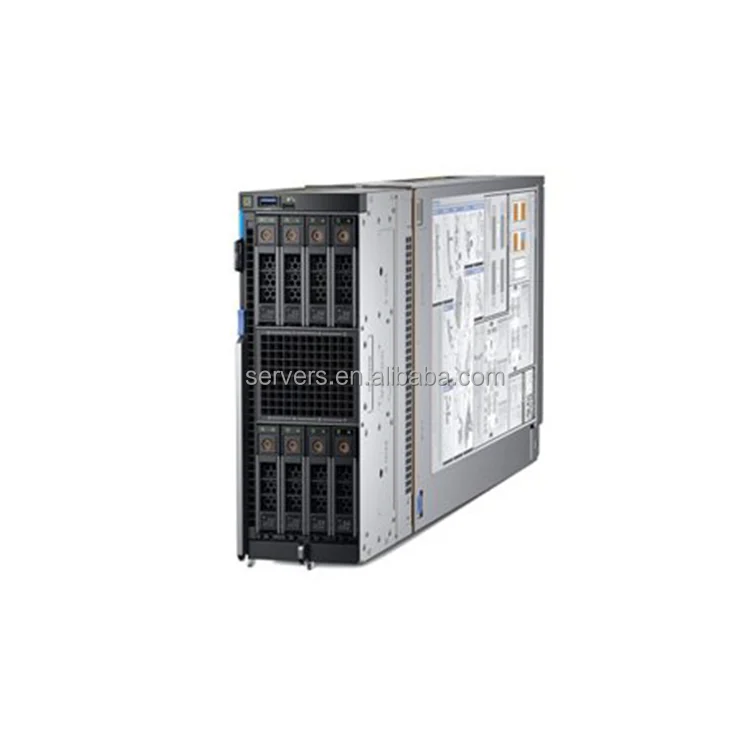 Высокопроизводительный Dell Poweredge Mx840C вычислительный сани 60 т модульный блейд-сервер для хранения данных