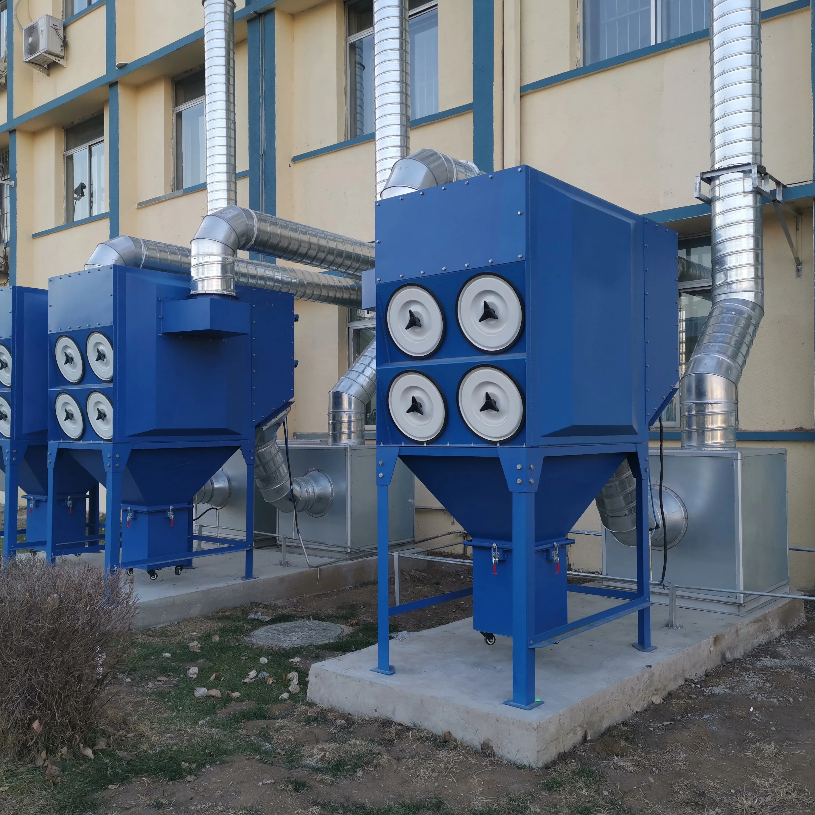 Industrial Milk or Metal Powder Clean Filter Drum Type Dust Removal Equipment