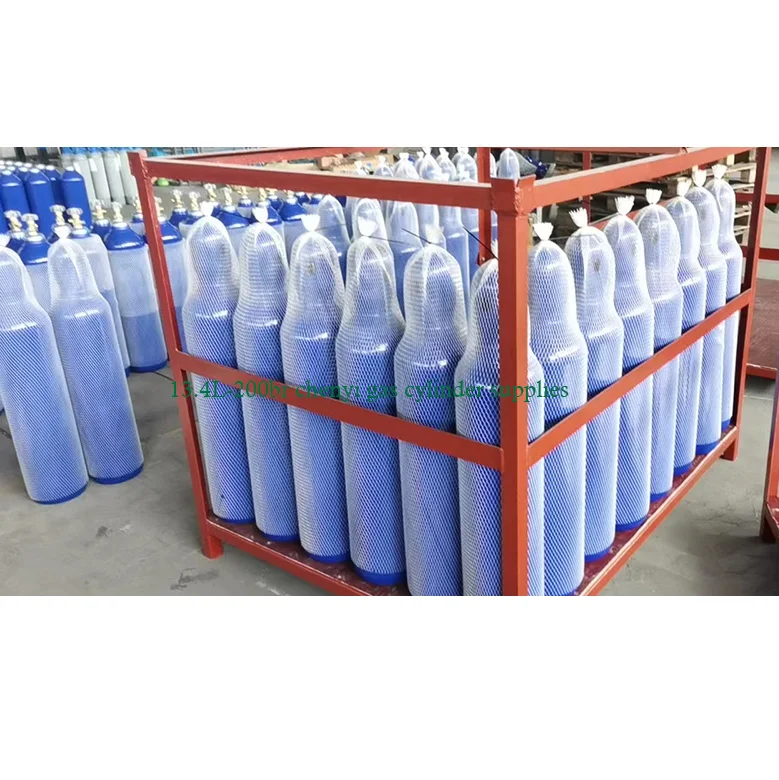 13.4L 200bar 10KG empty steel co2 gas cylinder with din477 valve w21.8