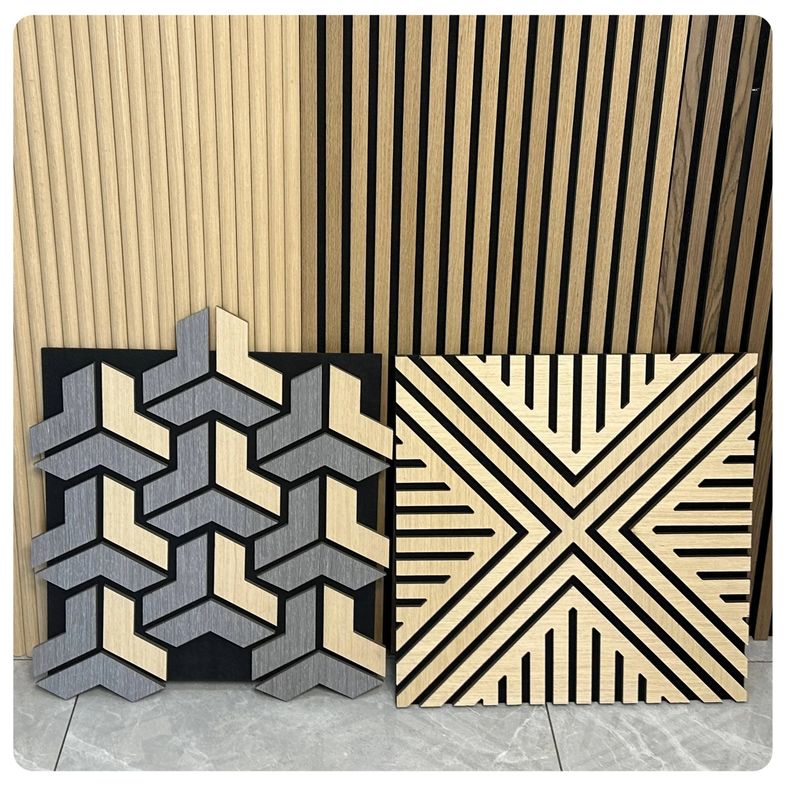 FEYT Multifunctional NEW Style Sound Absorption Wood Veneer Polyester Ceiling Acoustic