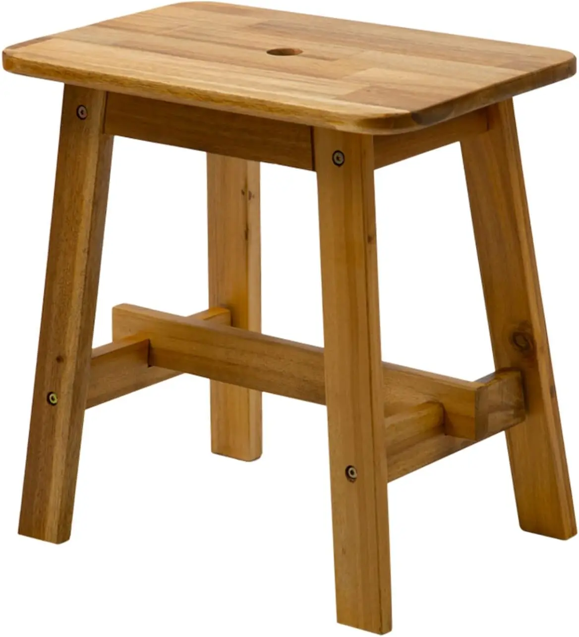 Wholesale Acacia Wooden Toilet Stepping Stool Solid Wood Stool Bedside End Tables