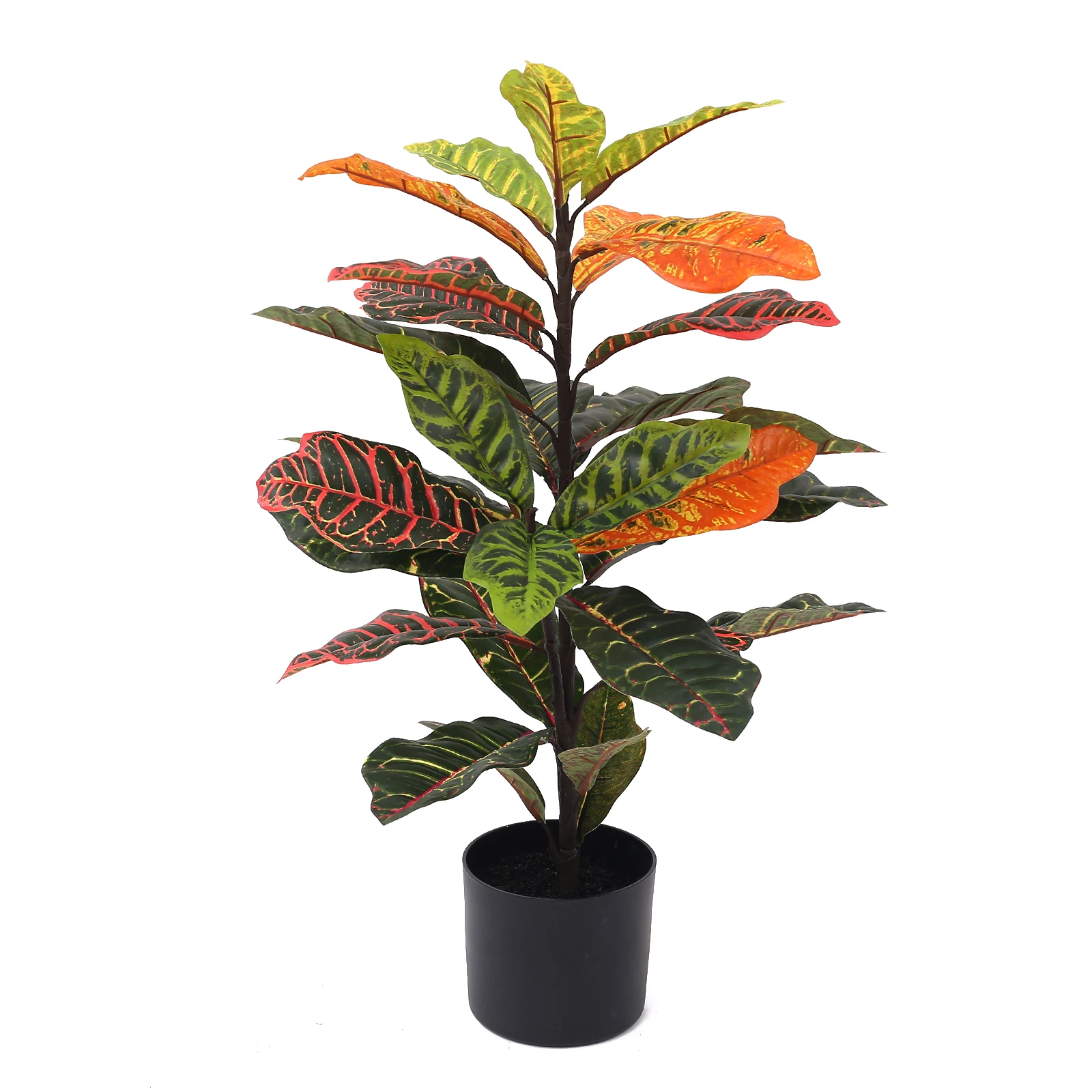 Best quality tropical plant artificial croton tree  small bonsai plants for home decor