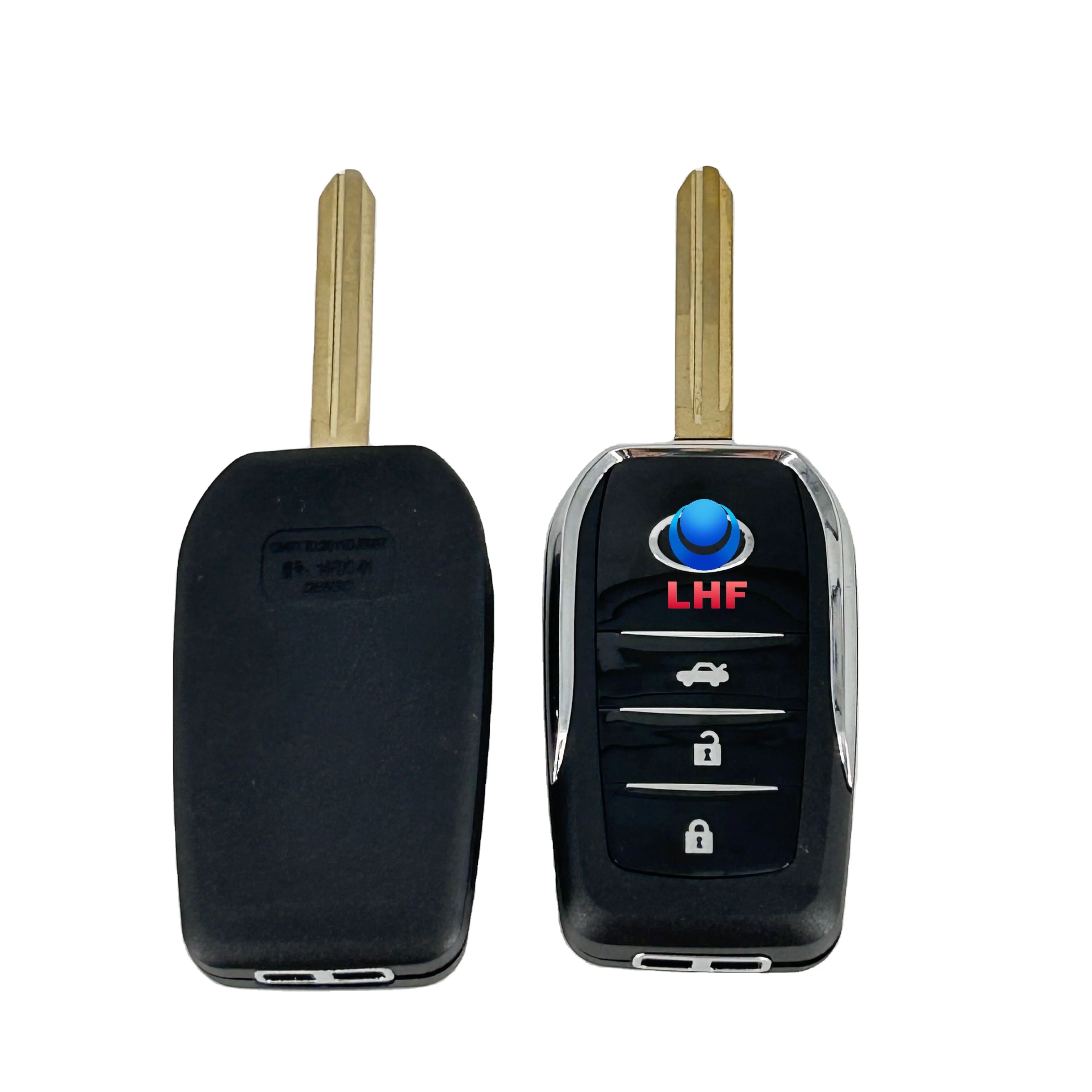 3 ButtonsTOY43 Blade Updated Flip Folding Remote Key Housing For Toyota Reiz Corolla Camry RAV 2014 2015