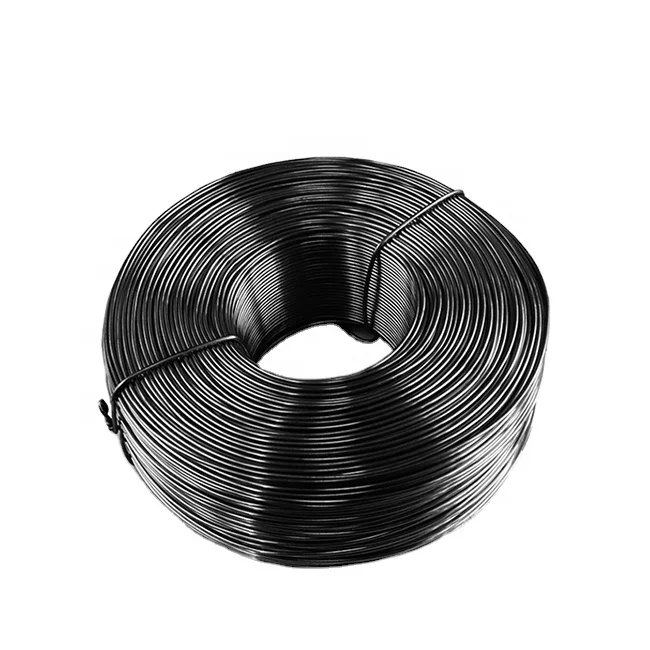 Bwg18 1 24 мм Arame Recozido Torcido Loop Tie Wire связывающий провод мягкий черный отожженный